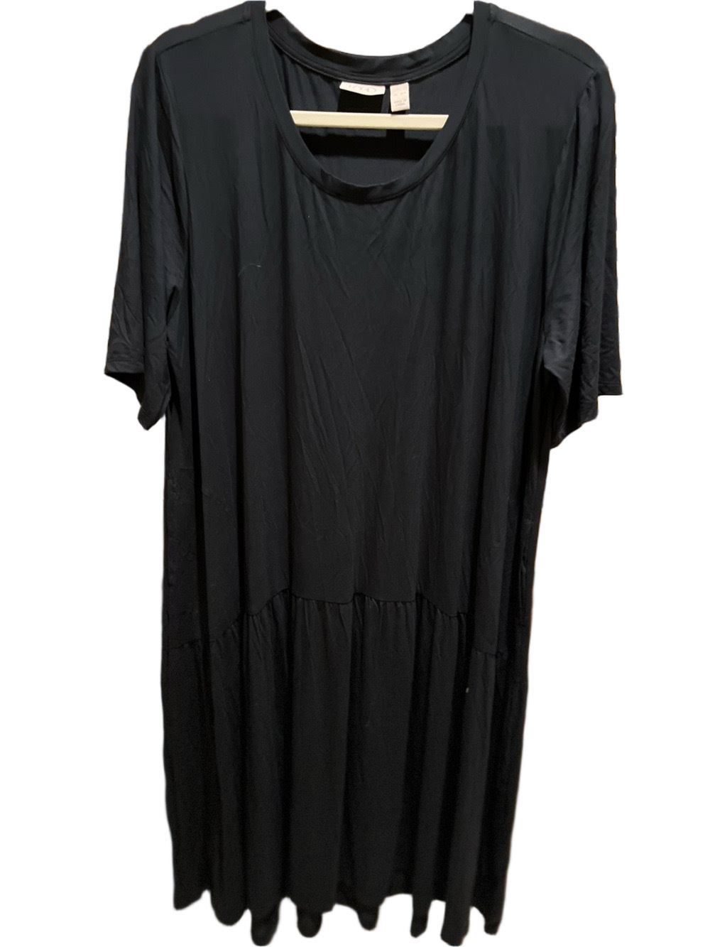 353. NWOT WOMENS LOGO BY LORI GOLDSTEIN XLP DETAIL DRESS - Picture 3 of 6